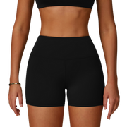 Black Sculpting Contour Seamless Gym Shorts