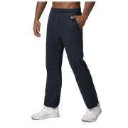 Dark Blue Classic Straight‑Leg Sweatpant