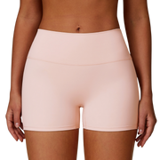 Flesh Pink Seamless Contour V-Back Gym Shorts