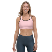 Pink Sports bra