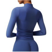 Zip-Up Long Sleeve Sports Jacket