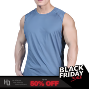 Men’s Performance Tank Top Slim Fit Activewear Gym Tank