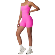 Open-Back Sculpting Active Jumpsuit