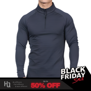 Men’s Long Sleeve Activewear Top Slim Fit Training Layer