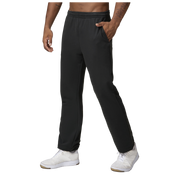 Black Classic Straight‑Leg Sweatpant