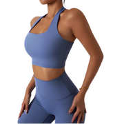 Halter Neck Sports Bra Top