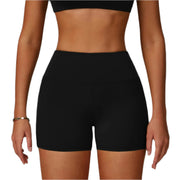 Black Sculpting Contour Seamless Gym Shorts