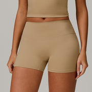 Apricot Seamless Contour V-Back Gym Shorts