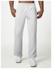 Grey White Classic Straight‑Leg Sweatpant