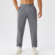 Gray Tapered Lightweight Jogger Pants