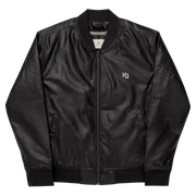 Leather Bomber Jacket