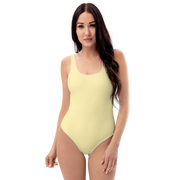 Yellow One-Piece Swimsuit