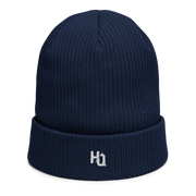 Organic ribbed beanie